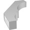Ekena Millwork 4-in. W x 20-in. D x 32-in. H Balboa Architectural Grade PVC Knee Brace BRCP04X20X32BOA - alternate 6